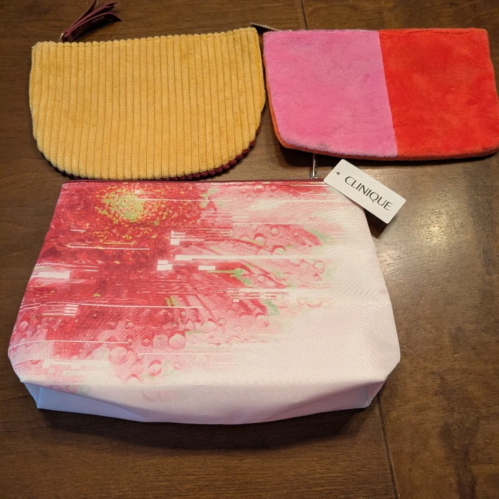 Clinique & Ipsy Cosmetic Bags (3)